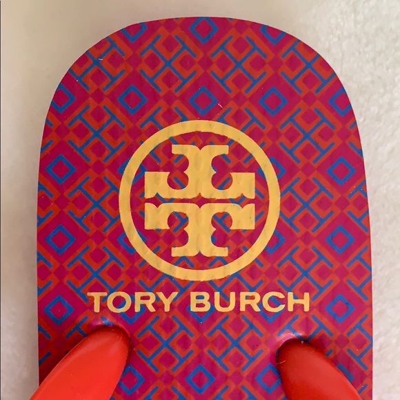 AUTHENTIC TORY BURCH SZ. 7 FLIP-FLOPS BNWT - Picture 4 of 7